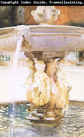 John Singer Sargent Spanish Fountain (mk18)